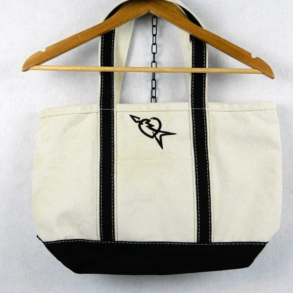 Tom Petty and The Heartbreakers Embroidered Canvas Tote Weekender Beach Bag - Picture 2 of 9